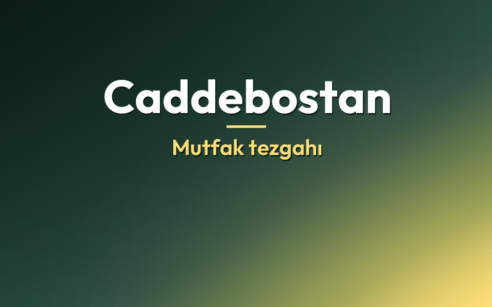 Caddebostan Mutfak tezgahı